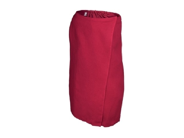 Вафельная накидка для женщин, красная, 145х78см 